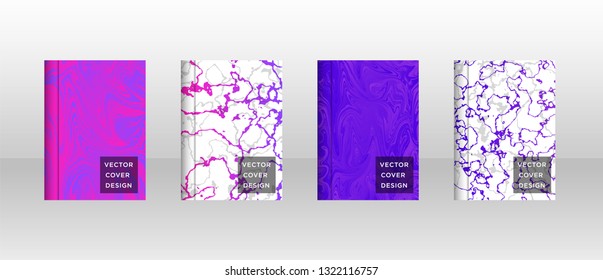 Mixture of acrylic paints. Liquid marble texture. Fluid art. Applicable for design cover, presentation, invitation, flyer, annual report, poster and business card, desing packaging - Vector