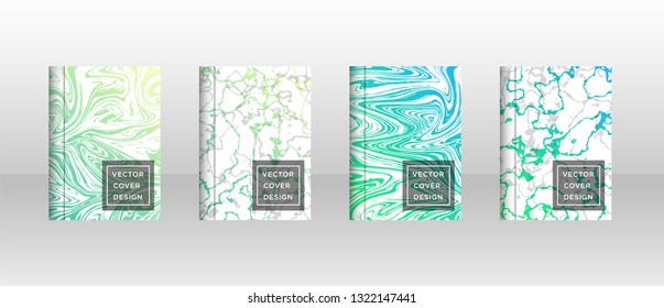 Mixture of acrylic paints. Liquid marble texture. Fluid art. Applicable for design cover, presentation, invitation, flyer, annual report, poster and business card, desing packaging - Vector