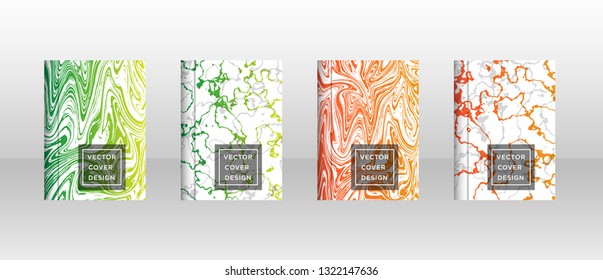 Mixture of acrylic paints. Liquid marble texture. Fluid art. Applicable for design cover, presentation, invitation, flyer, annual report, poster and business card, desing packaging - Vector