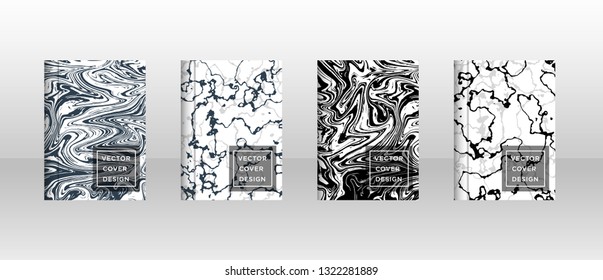 Mixture of acrylic paints. Liquid marble texture. Fluid art. Applicable for design cover, presentation, invitation, flyer, annual report, poster and business card, desing packaging - Vector