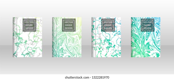 Mixture of acrylic paints. Liquid marble texture. Fluid art. Applicable for design cover, presentation, invitation, flyer, annual report, poster and business card, desing packaging - Vector