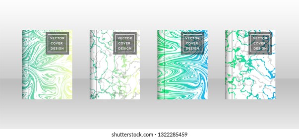 Mixture of acrylic paints. Liquid marble texture. Fluid art. Applicable for design cover, presentation, invitation, flyer, annual report, poster and business card, desing packaging - Vector