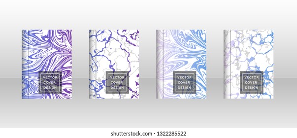 Mixture of acrylic paints. Liquid marble texture. Fluid art. Applicable for design cover, presentation, invitation, flyer, annual report, poster and business card, desing packaging - Vector