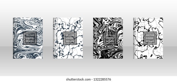 Mixture of acrylic paints. Liquid marble texture. Fluid art. Applicable for design cover, presentation, invitation, flyer, annual report, poster and business card, desing packaging - Vector