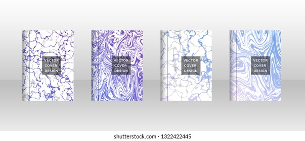 Mixture of acrylic paints. Liquid marble texture. Fluid art. Applicable for design cover, presentation, invitation, flyer, annual report, poster and business card, desing packaging - Vector