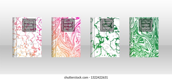 Mixture of acrylic paints. Liquid marble texture. Fluid art. Applicable for design cover, presentation, invitation, flyer, annual report, poster and business card, desing packaging - Vector