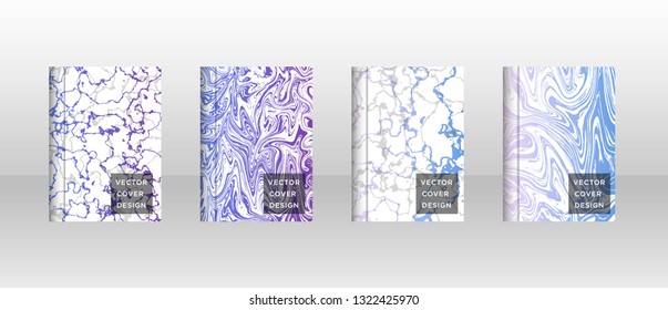 Mixture of acrylic paints. Liquid marble texture. Fluid art. Applicable for design cover, presentation, invitation, flyer, annual report, poster and business card, desing packaging - Vector