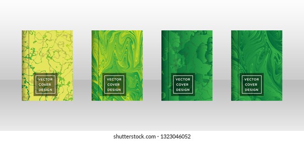 Mixture of acrylic paints. Liquid marble texture. Fluid art. Applicable for design cover, presentation, invitation, flyer, annual report, poster and business card, desing packaging - Vector 