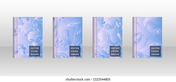 Mixture of acrylic paints. Liquid marble texture. Fluid art. Applicable for design cover, presentation, invitation, flyer, annual report, poster and business card, desing packaging - Vector