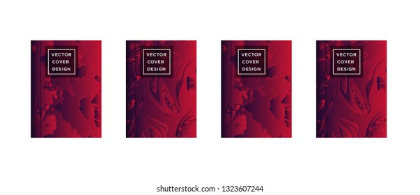 Mixture of acrylic paints. Liquid marble texture. Fluid art. Applicable for design cover, presentation, invitation, flyer, annual report, poster and business card, desing packaging - Vector