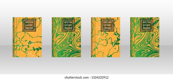 Mixture of acrylic paints. Liquid marble texture. Fluid art. Applicable for design cover, presentation, invitation, flyer, annual report, poster and business card, desing packaging - Vector