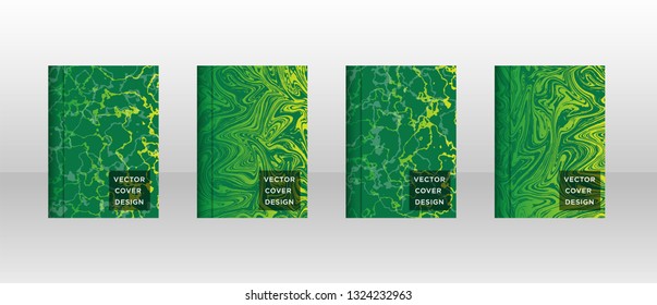 Mixture of acrylic paints. Liquid marble texture. Fluid art. Applicable for design cover, presentation, invitation, flyer, annual report, poster and business card, desing packaging - Vector