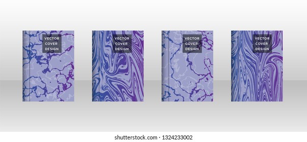 Mixture of acrylic paints. Liquid marble texture. Fluid art. Applicable for design cover, presentation, invitation, flyer, annual report, poster and business card, desing packaging - Vector