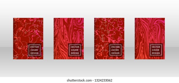 Mixture of acrylic paints. Liquid marble texture. Fluid art. Applicable for design cover, presentation, invitation, flyer, annual report, poster and business card, desing packaging - Vector