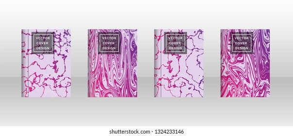 Mixture of acrylic paints. Liquid marble texture. Fluid art. Applicable for design cover, presentation, invitation, flyer, annual report, poster and business card, desing packaging - Vector