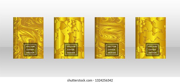 Mixture of acrylic paints. Liquid marble texture. Fluid art. Applicable for design cover, presentation, invitation, flyer, annual report, poster and business card, desing packaging - Vector
