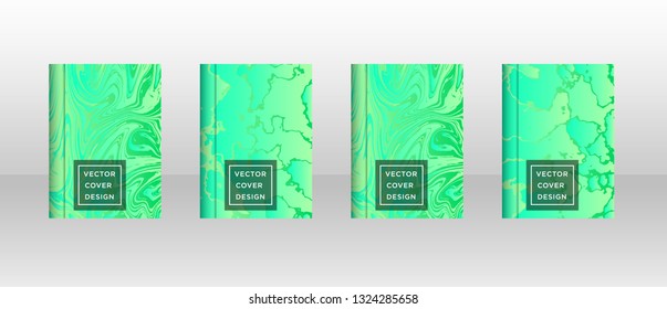 Mixture of acrylic paints. Liquid marble texture. Fluid art. Applicable for design cover, presentation, invitation, flyer, annual report, poster and business card, desing packaging - Vector