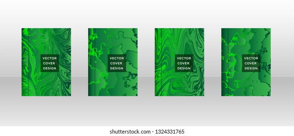 Mixture of acrylic paints. Liquid marble texture. Fluid art. Applicable for design cover, presentation, invitation, flyer, annual report, poster and business card, desing packaging - Vector