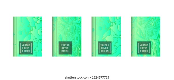 Mixture of acrylic paints. Liquid marble texture. Fluid art. Applicable for design cover, presentation, invitation, flyer, annual report, poster and business card, desing packaging - Vector