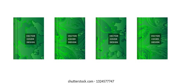 Mixture of acrylic paints. Liquid marble texture. Fluid art. Applicable for design cover, presentation, invitation, flyer, annual report, poster and business card, desing packaging - Vector