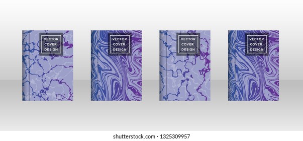 Mixture of acrylic paints. Liquid marble texture. Fluid art. Applicable for design cover, presentation, invitation, flyer, annual report, poster and business card, desing packaging – Vector