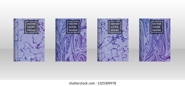 Mixture of acrylic paints. Liquid marble texture. Fluid art. Applicable for design cover, presentation, invitation, flyer, annual report, poster and business card, desing packaging – Vector