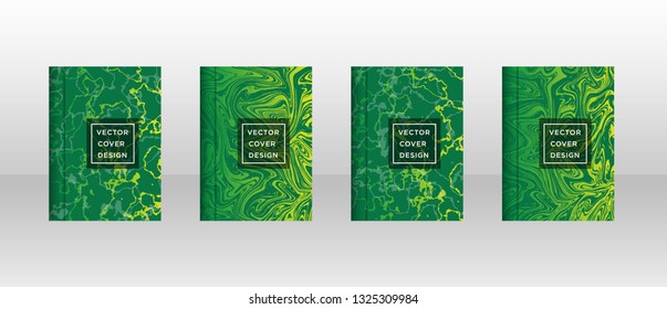 Mixture of acrylic paints. Liquid marble texture. Fluid art. Applicable for design cover, presentation, invitation, flyer, annual report, poster and business card, desing packaging – Vector