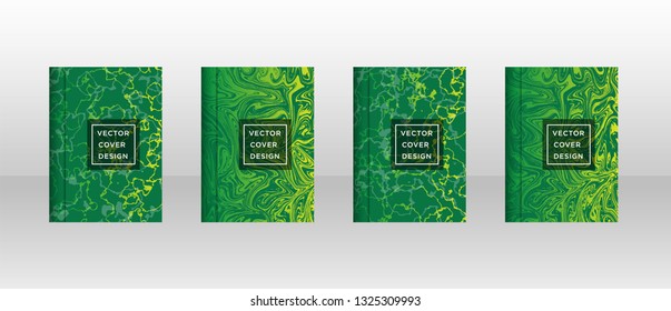 Mixture of acrylic paints. Liquid marble texture. Fluid art. Applicable for design cover, presentation, invitation, flyer, annual report, poster and business card, desing packaging – Vector