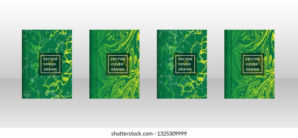 Mixture of acrylic paints. Liquid marble texture. Fluid art. Applicable for design cover, presentation, invitation, flyer, annual report, poster and business card, desing packaging – Vector