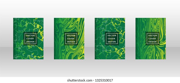 Mixture of acrylic paints. Liquid marble texture. Fluid art. Applicable for design cover, presentation, invitation, flyer, annual report, poster and business card, desing packaging – Vector