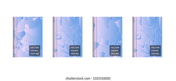 Mixture of acrylic paints. Liquid marble texture. Fluid art. Applicable for design cover, presentation, invitation, flyer, annual report, poster and business card, desing packaging – Vector