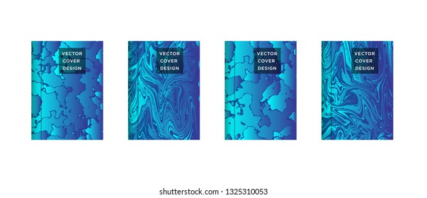 Mixture of acrylic paints. Liquid marble texture. Fluid art. Applicable for design cover, presentation, invitation, flyer, annual report, poster and business card, desing packaging – Vector