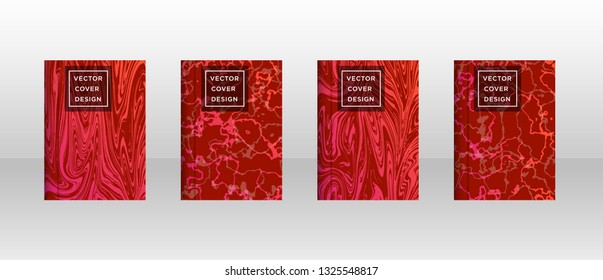 Mixture of acrylic paints. Liquid marble texture. Fluid art. Applicable for design cover, presentation, invitation, flyer, annual report, poster and business card, desing packaging - Vector