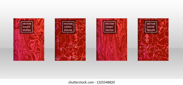 Mixture of acrylic paints. Liquid marble texture. Fluid art. Applicable for design cover, presentation, invitation, flyer, annual report, poster and business card, desing packaging - Vector
