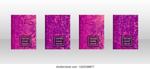 Mixture of acrylic paints. Liquid marble texture. Fluid art. Applicable for design cover, presentation, invitation, flyer, annual report, poster and business card, desing packaging - Vector