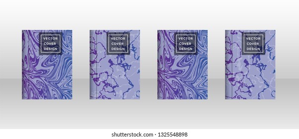 Mixture of acrylic paints. Liquid marble texture. Fluid art. Applicable for design cover, presentation, invitation, flyer, annual report, poster and business card, desing packaging - Vector