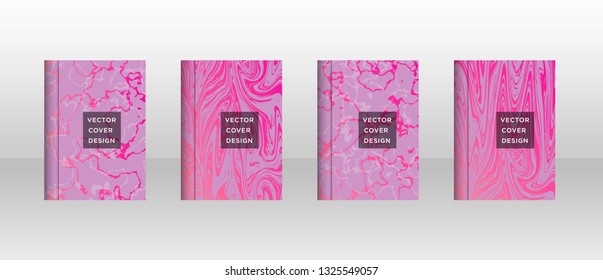 Mixture of acrylic paints. Liquid marble texture. Fluid art. Applicable for design cover, presentation, invitation, flyer, annual report, poster and business card, desing packaging - Vector
