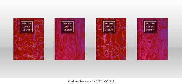 Mixture of acrylic paints. Liquid marble texture. Fluid art. Applicable for design cover, presentation, invitation, flyer, annual report, poster and business card, desing packaging - Vector