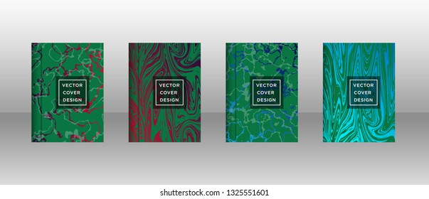 Mixture of acrylic paints. Liquid marble texture. Fluid art. Applicable for design cover, presentation, invitation, flyer, annual report, poster and business card, desing packaging - Vector