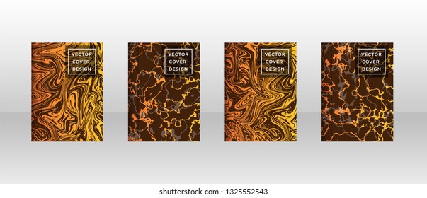 Mixture of acrylic paints. Liquid marble texture. Fluid art. Applicable for design cover, presentation, invitation, flyer, annual report, poster and business card, desing packaging - Vector