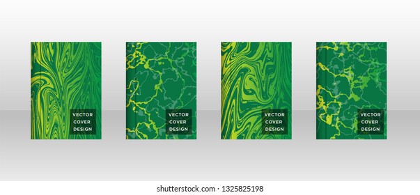 Mixture of acrylic paints. Liquid marble texture. Fluid art. Applicable for design cover, presentation, invitation, flyer, annual report, poster and business card, desing packaging - Vector