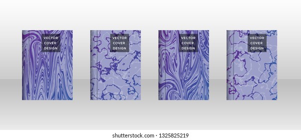 Mixture of acrylic paints. Liquid marble texture. Fluid art. Applicable for design cover, presentation, invitation, flyer, annual report, poster and business card, desing packaging - Vector
