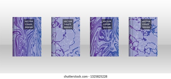 Mixture of acrylic paints. Liquid marble texture. Fluid art. Applicable for design cover, presentation, invitation, flyer, annual report, poster and business card, desing packaging - Vector