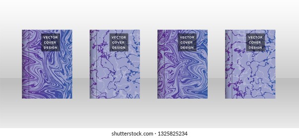 Mixture of acrylic paints. Liquid marble texture. Fluid art. Applicable for design cover, presentation, invitation, flyer, annual report, poster and business card, desing packaging - Vector