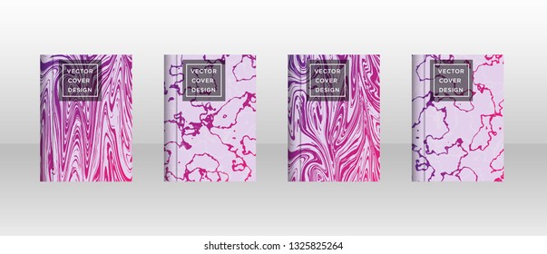Mixture of acrylic paints. Liquid marble texture. Fluid art. Applicable for design cover, presentation, invitation, flyer, annual report, poster and business card, desing packaging - Vector