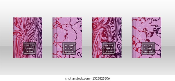 Mixture of acrylic paints. Liquid marble texture. Fluid art. Applicable for design cover, presentation, invitation, flyer, annual report, poster and business card, desing packaging - Vector