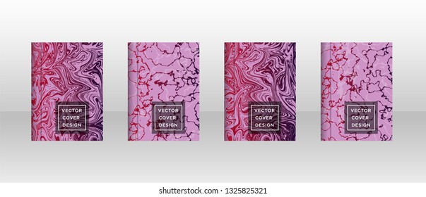 Mixture of acrylic paints. Liquid marble texture. Fluid art. Applicable for design cover, presentation, invitation, flyer, annual report, poster and business card, desing packaging - Vector