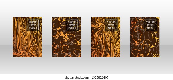 Mixture of acrylic paints. Liquid marble texture. Fluid art. Applicable for design cover, presentation, invitation, flyer, annual report, poster and business card, desing packaging - Vector