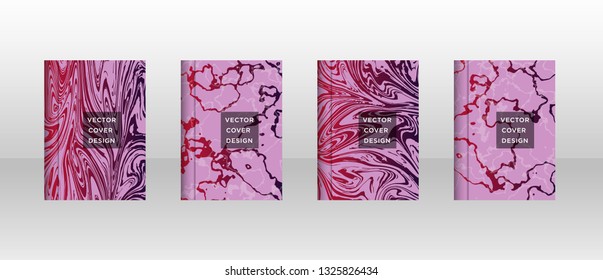 Mixture of acrylic paints. Liquid marble texture. Fluid art. Applicable for design cover, presentation, invitation, flyer, annual report, poster and business card, desing packaging - Vector