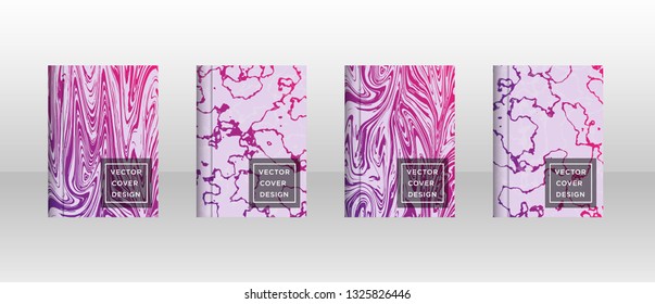 Mixture of acrylic paints. Liquid marble texture. Fluid art. Applicable for design cover, presentation, invitation, flyer, annual report, poster and business card, desing packaging - Vector